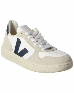 VEJA V-10 Suede-Trim Sneaker Men