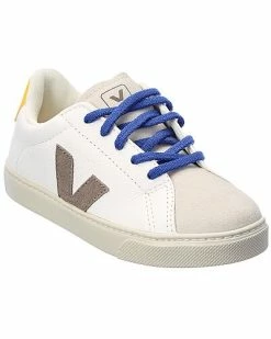 VEJA Small Esplar Leather & Suede Sneaker Kids