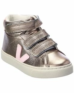 VEJA Small Esplar Mid Leather Sneaker Kids