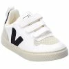 VEJA Small V-10 Leather & Suede Sneaker Kids
