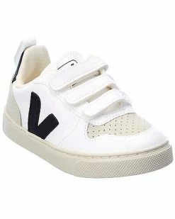 VEJA Small V-10 Leather & Suede Sneaker Kids