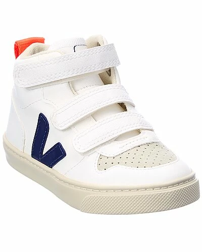 VEJA Small V-10 Mid Leather Sneaker Kids