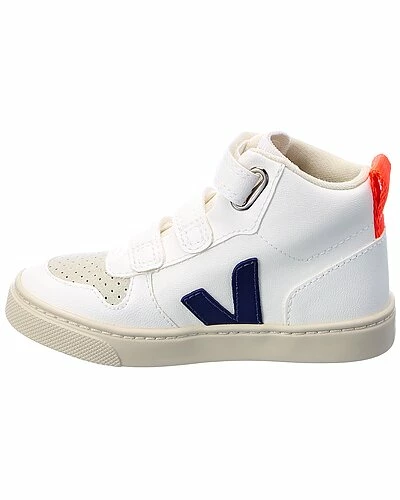 VEJA Small V-10 Mid Leather Sneaker Kids - Image 2
