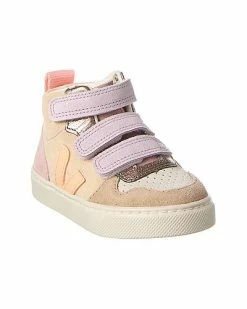VEJA Small V-10 Mid Suede Sneaker Kids